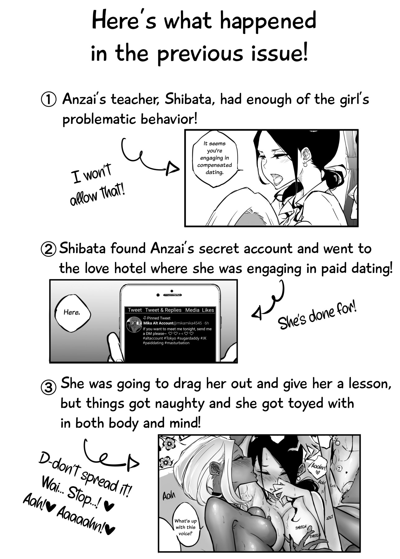 Hentai Manga Comic-The Story of a Strict Teacher Who Got Fucked by Her Gyaru Bitch Student #2-Read-3